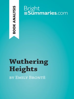 cover image of Wuthering Heights by Emily Brontë (Book Analysis)